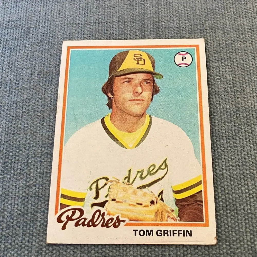 1978 Topps San Diego Padres Baseball Card Trading Card